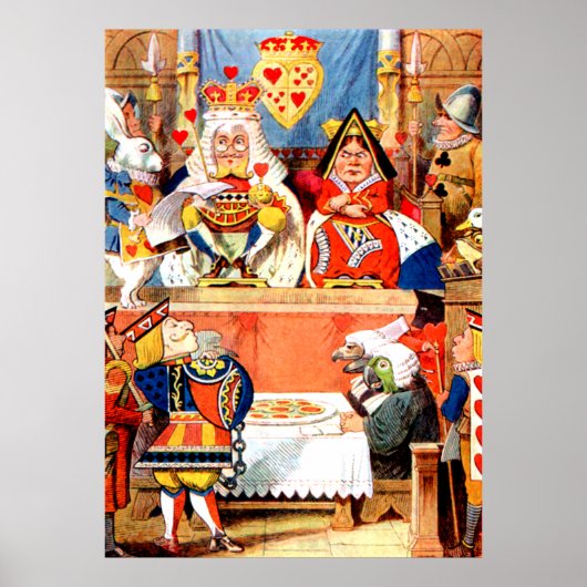 ワンダーランドのハートのジャック裁判 ポスター (正面)