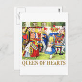 ワンダーランドのハートの女王 ポストカード (正面/裏面)