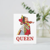 ワンダーランドのハートアリスの女王 ポストカード (スタンド正面)