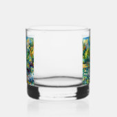 ワンダーランドのペリカンパーソナライズされたフローラ ウイスキーグラス (左)