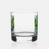 ワンダーランドのペリカンパーソナライズされたフローラ ウイスキーグラス (右)