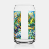 ワンダーランドのペリカンパーソナライズされたフローラ ガラス缶 (左)