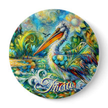 ワンダーランドのペリカンパーソナライズされたフローラ