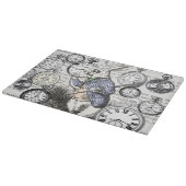 ワンダーランドの時計に登場する白うさぎのアリス カッティングボード (角)