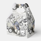 ワンダーランドの時計に登場する白うさぎのアリス フェイバーボックス (正面サイド)