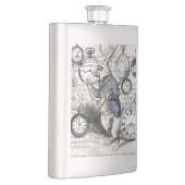 ワンダーランドの時計に登場する白うさぎのアリス フラスク (右)