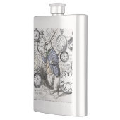 ワンダーランドの時計に登場する白うさぎのアリス フラスク (左)