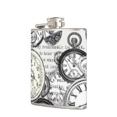 ワンダーランドの時計に登場する白うさぎのアリス フラスク (左)