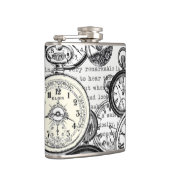 ワンダーランドの時計に登場する白うさぎのアリス フラスク (右)