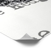 ワンダーランドの時計に登場する白うさぎのアリス ポスター (角)