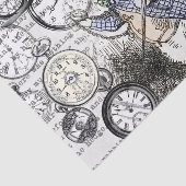 ワンダーランドの時計に登場する白うさぎのアリス 薄葉紙 (詳細)