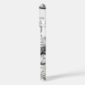 ワンダーランドの時計に登場する白うさぎのアリス Case-Mate iPhoneケース (裏面 / 左)