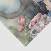 ワンダーランドの水の色のデカップージ紙 薄葉紙 (詳細)