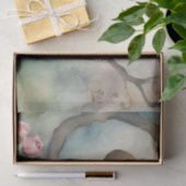 ワンダーランドの水の色のデカップージ紙 薄葉紙 (ギフト)