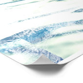 ワンダーランドの白いクリスマス ポスター (角)