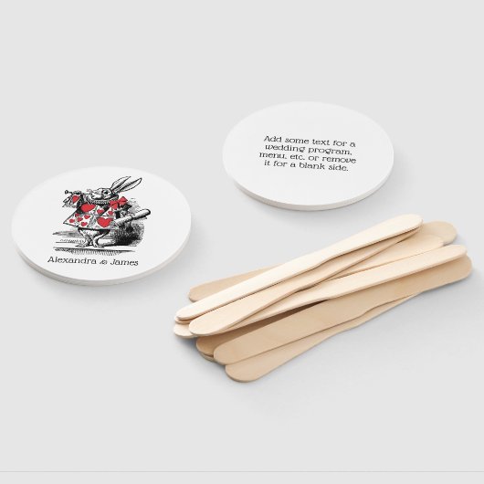 ワンダーランドの白うさぎコート・トランペーター・アリス ハンドファン (組立なし)