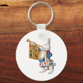 ワンダーランドの白うさぎ キーホルダー (正面)