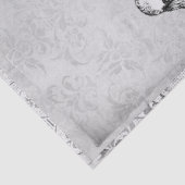 ワンダーランドの白と黒のフローラの背の高いアリス 薄葉紙 (詳細)