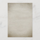 ワンダーランドの詳細でほこりっぽい青結婚アリス エンクロージャーカード (裏面)