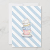 ワンダーランドの誕生日のお誘いで最初のアリス 招待状 (裏面)