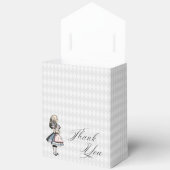 ワンダーランドの赤ちゃんシャワーでほこりっぽいブルー&ピンクアリス フェイバーボックス (見開き)