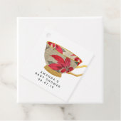 ワンダーランドの赤ちゃんシャワーのクリスマスアリス フェイバータグ (インサイチュ)