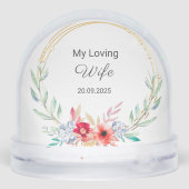 ワンダーランドのBlue Winterクリスマスカップルの写真 (裏面)