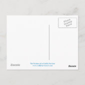 ワンダーランドはがき内の不確かなアリス ポストカード (裏面)