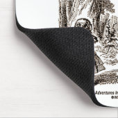 ワンダーランドアリスゴーインズ不機嫌人引用文 マウスパッド (コーナー)