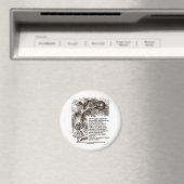 ワンダーランドアリスゴーインズ不機嫌人引用文 マグネット (インサイチュ (食洗機))