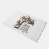 ワンダーランドアリスハンプティダンプティ引用文 ドアマット (アングル)