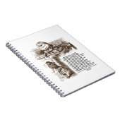 ワンダーランドアリスハンプティダンプティ引用文 ノートブック (右側)