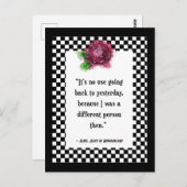 ワンダーランドアリス引用文 ポストカード (正面/裏面)