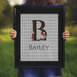 ワンダーランドアリス&クイーン・オブ・ハートレターB ポスター