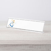 ワンダーランドアリス デスクネームプレート (正面)