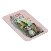 ワンダーランドアートのアリスのかわいいピンクの毛虫 マグネット (右側)