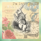 ワンダーランドアートの白うさぎのアリス ウィンドウサイン (シート3)