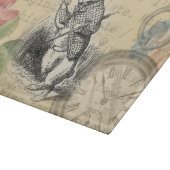 ワンダーランドアートの白うさぎのアリス カッティングボード (角)