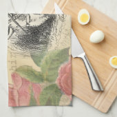 ワンダーランドアートの白うさぎのアリス キッチンタオル (四つ折り)