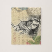 ワンダーランドアートの白うさぎのアリス ジグソーパズル (縦)