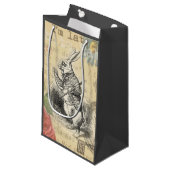 ワンダーランドアートの白うさぎのアリス スモールペーパーバッグ (正面アングル)