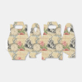 ワンダーランドアートの白うさぎのアリス フェイバーボックス (折り畳みなし)