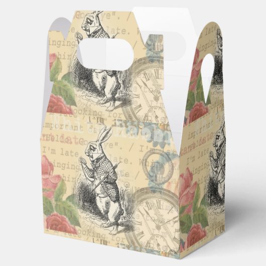 ワンダーランドアートの白うさぎのアリス フェイバーボックス (オープン)