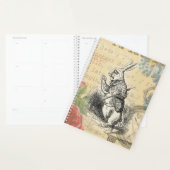 ワンダーランドアートの白うさぎのアリス プランナー手帳 (ディスプレー)