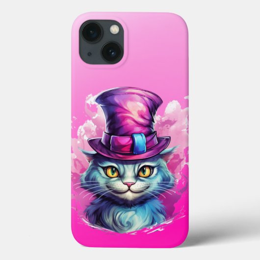 ワンダーランドインスパイアのアリスによるチェシャ猫 Case-Mate iPhoneケース (裏面)