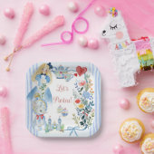 ワンダーランドガーデンペーパーナプキンの魅惑のアリス ペーパープレート (パーティー)