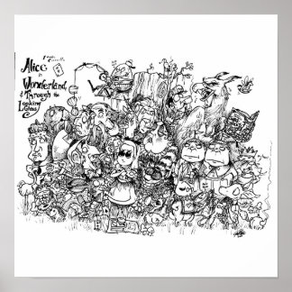 ワンダーランドキャラクター ポスター