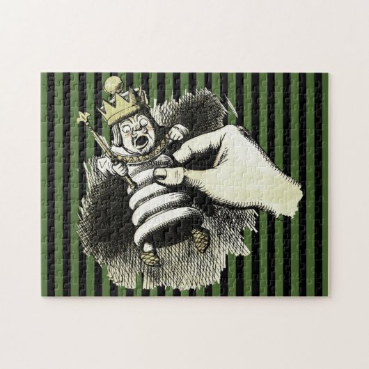 ワンダーランドキングハートオンストライプズ ジグソーパズル (横)