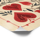 ワンダーランドクイーンハート:クリムゾン(昆虫)オオカバマダラ、モナーク ポスター (コーナー)