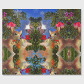 ワンダーランドクリスマスラッピング紙 ラッピングペーパー (フラット)